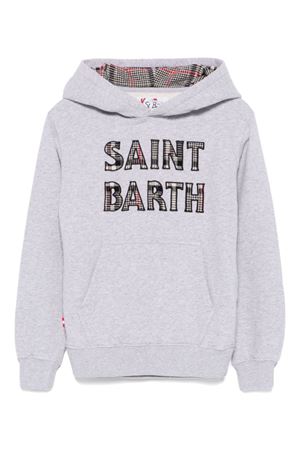 Grey cotton hoodie SAINT BARTH KIDS | OLI000100752E